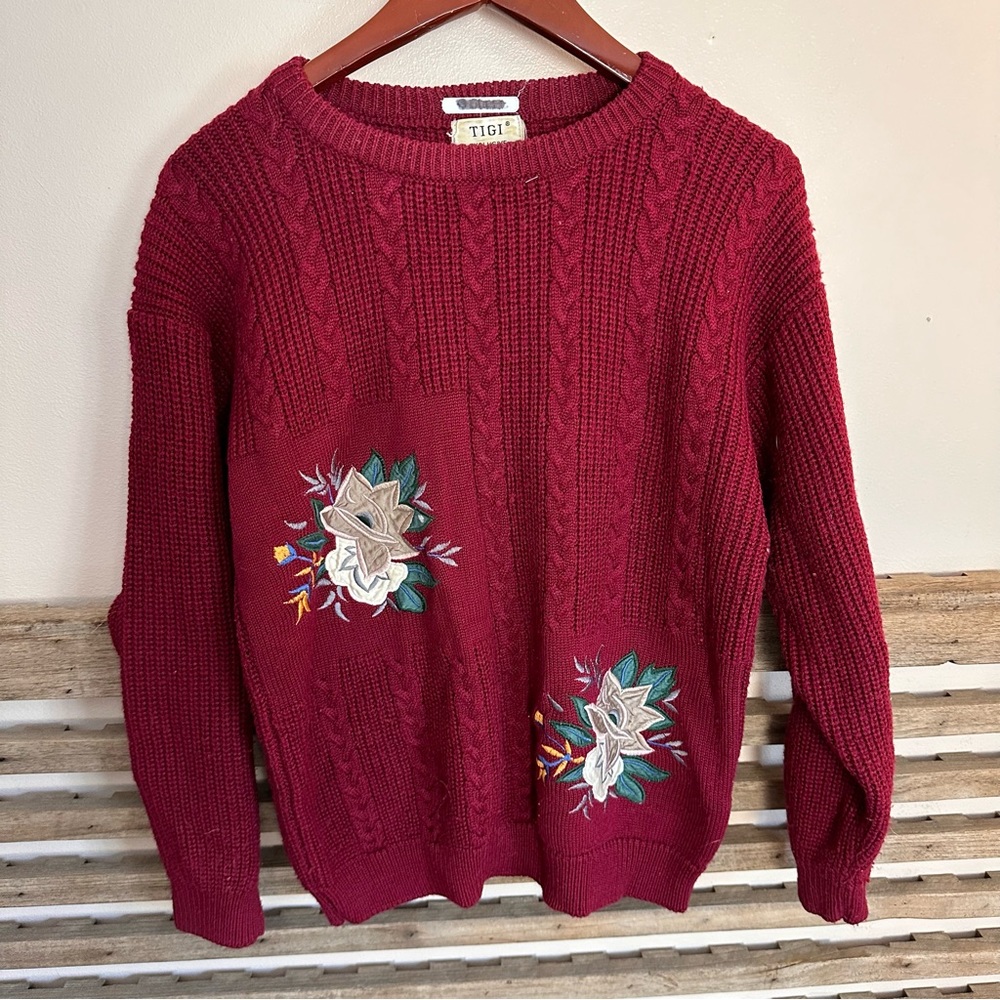 TIGI vintage wool knit sweater